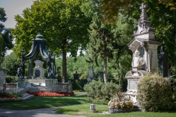 Graves in Central Cemetery, Vienna (Austria)